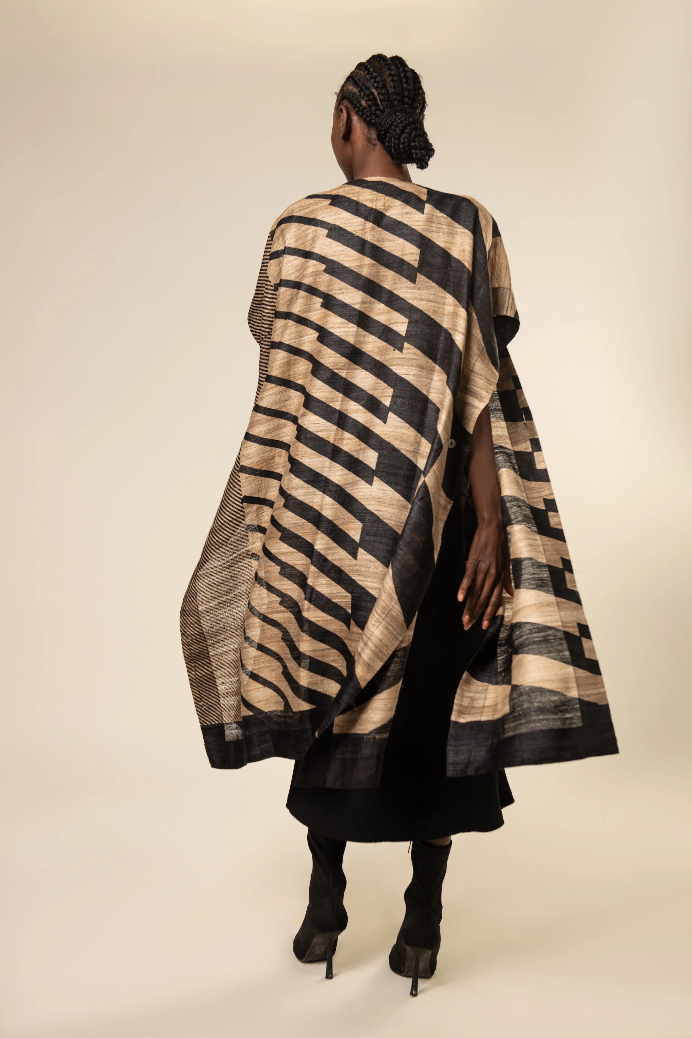 Aeshaane Tussar Peace Silk 4-in-1 Capes (Click for more options) - Image 12