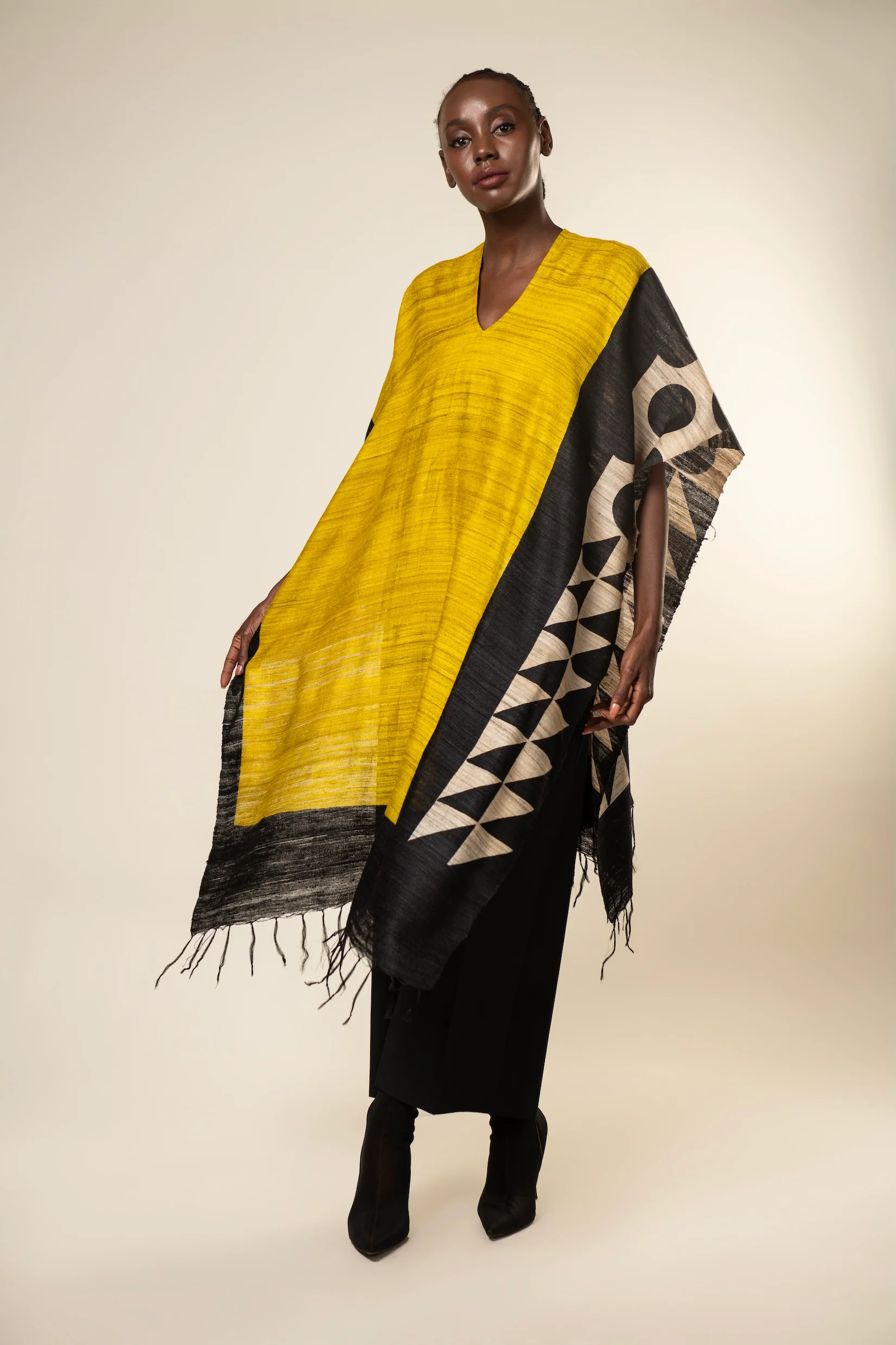 Aeshaane Tussar Peace Silk 3-in-1 Capes (Click for more options) - Image 15