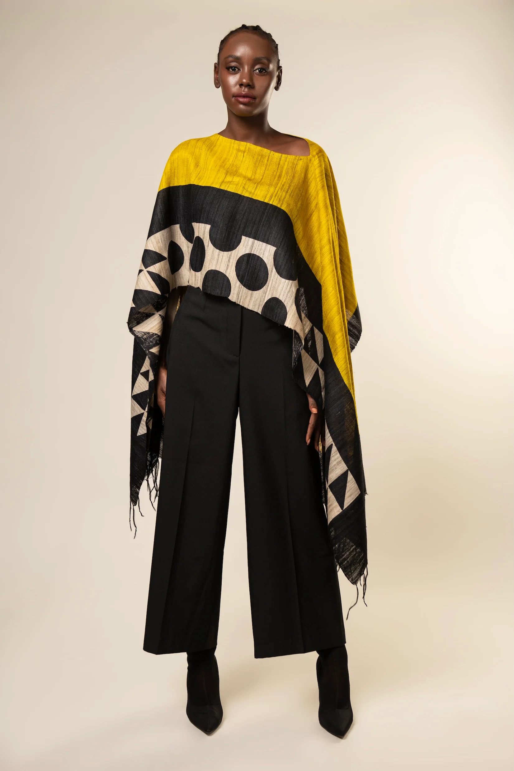 Aeshaane Tussar Peace Silk 3-in-1 Capes (Click for more options) - Image 17