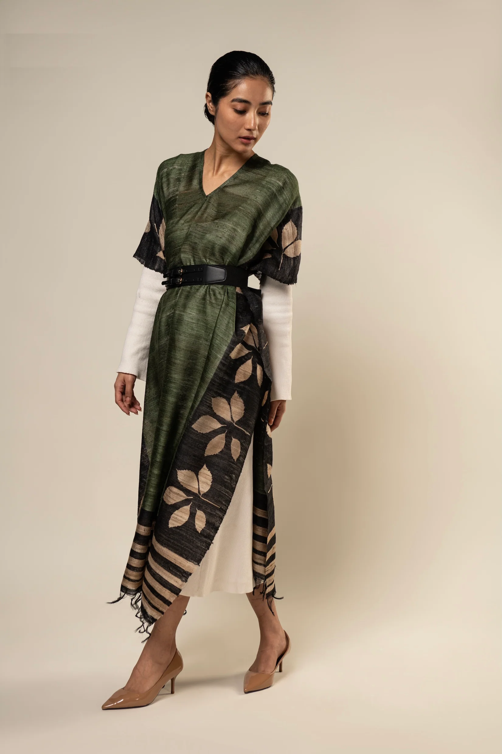 Aeshaane Tussar Peace Silk 3-in-1 Capes (Click for more options) - Image 18