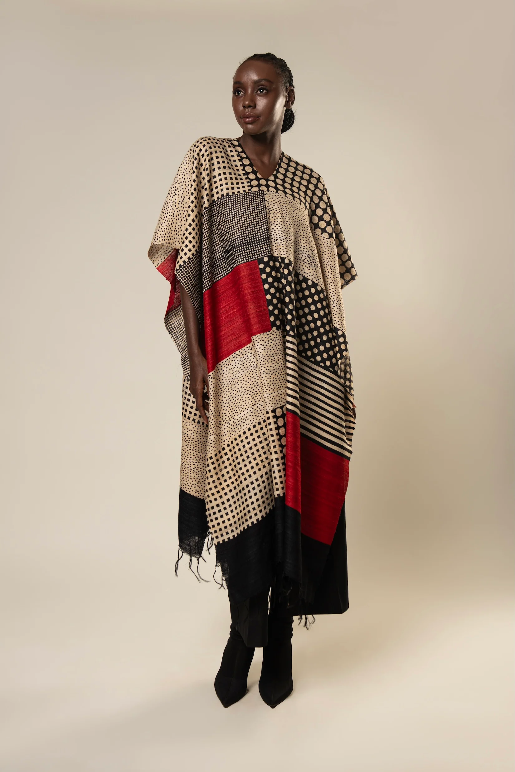 Aeshaane Tussar Peace Silk 3-in-1 Capes (Click for more options) - Image 28