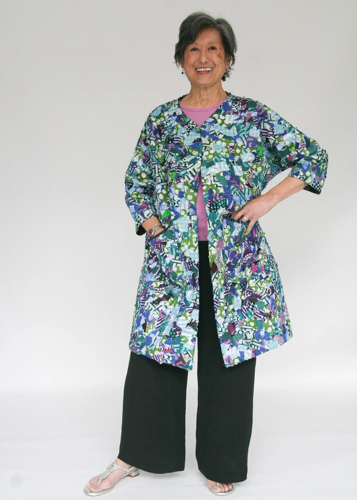 Confetti Open Front Coat - Image 2