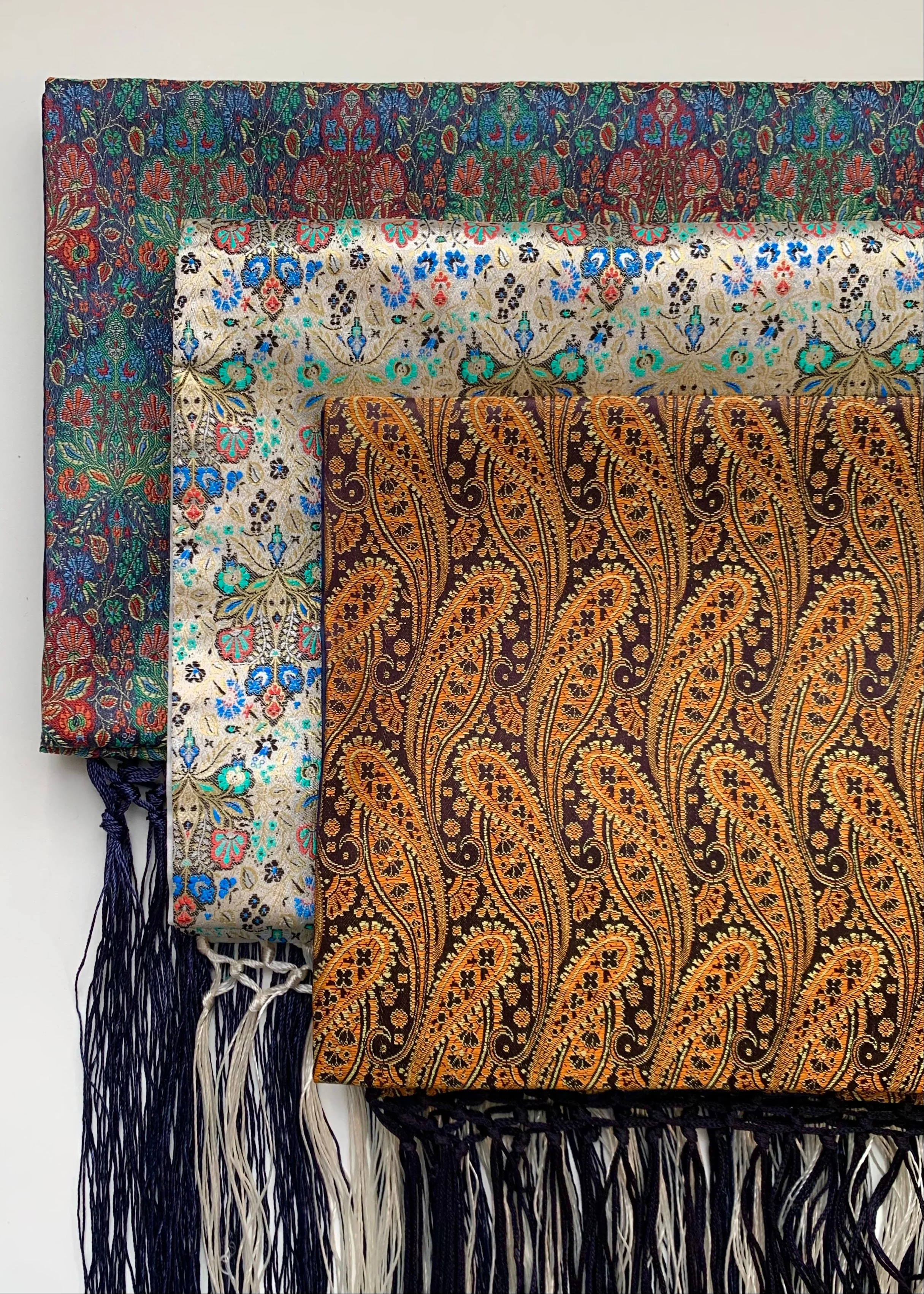 Silk Brocade Scarves