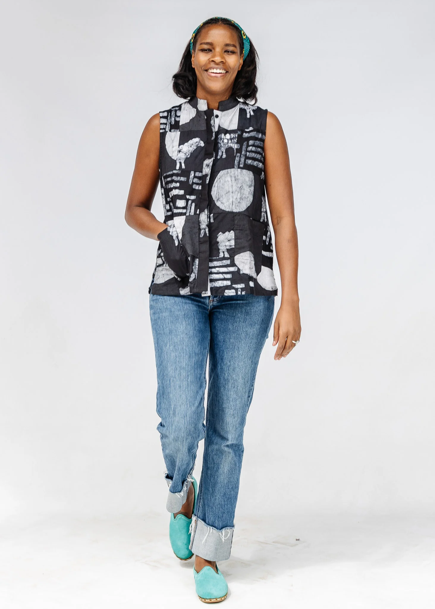 Flock and Roll Sleeveless Shirt