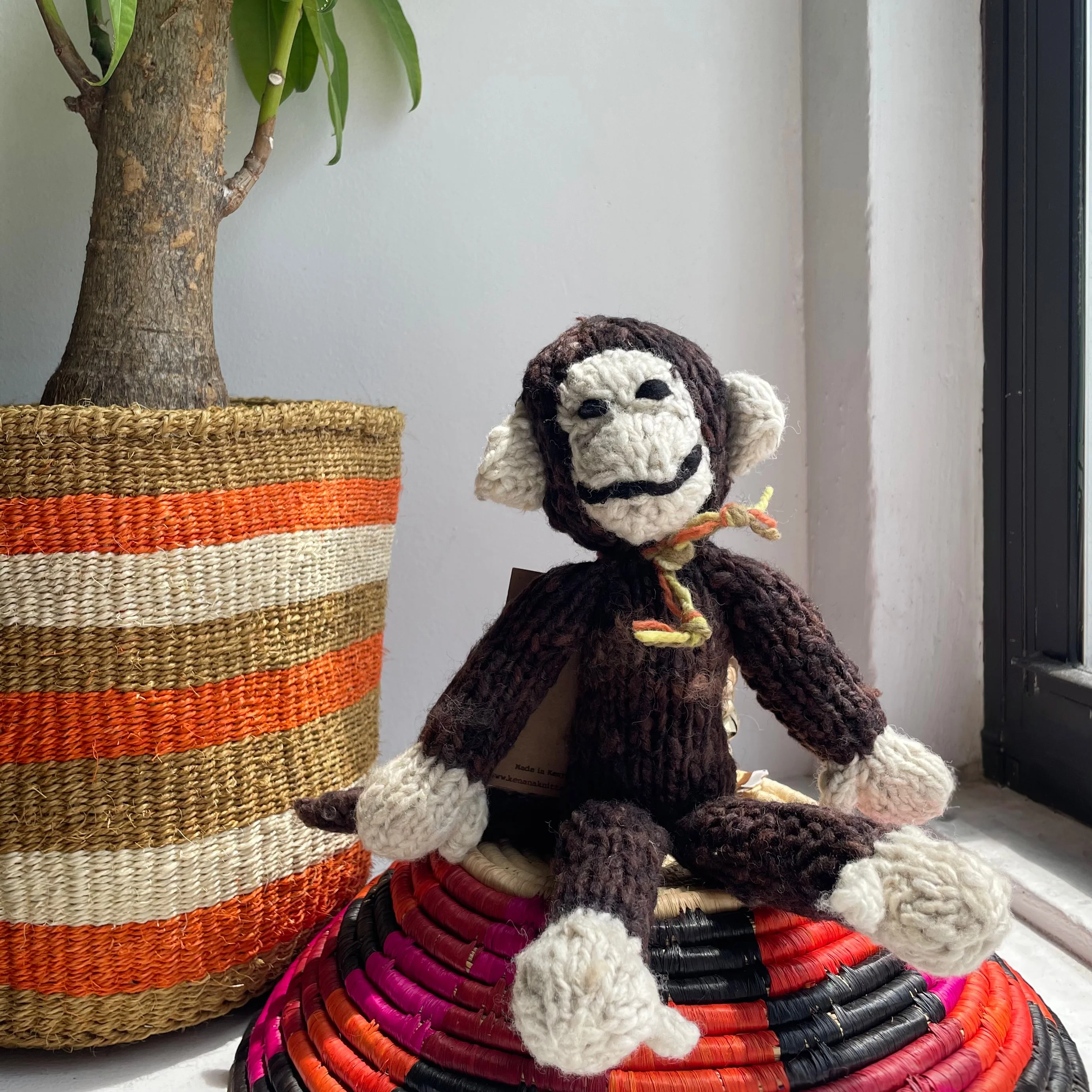 Hand-Knit Wool and Cotton Stuffed Animals - Image 5