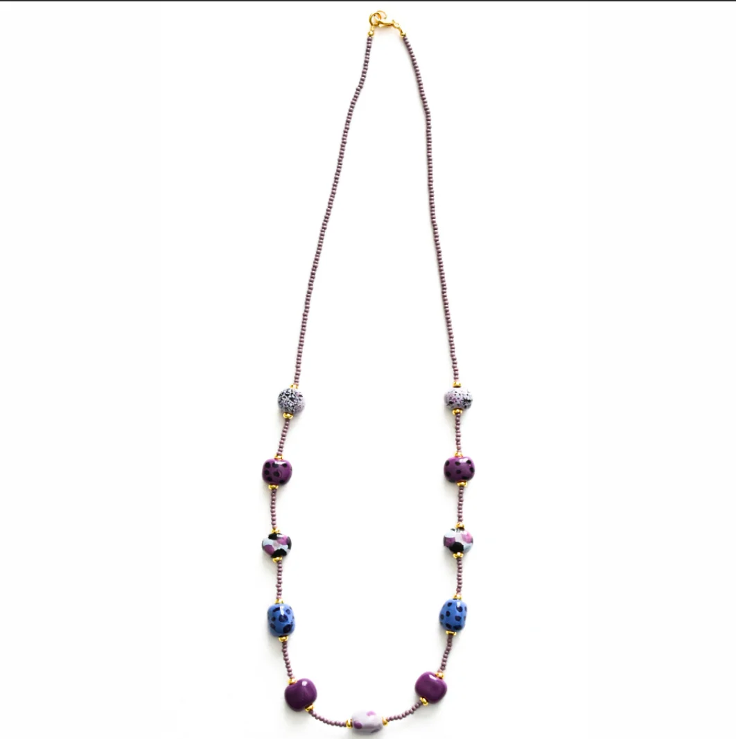 Kazuri Kabit Delicate Necklace 22" - Image 2