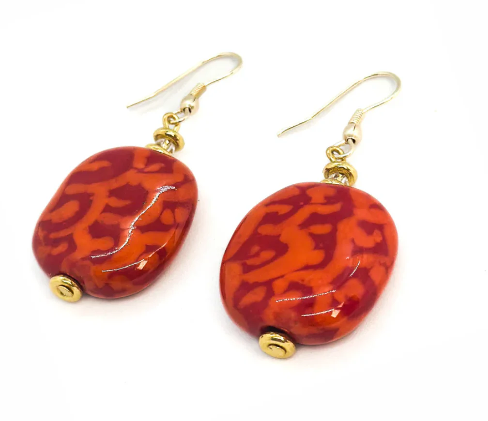 Kazuri Drop The Beat Earrings