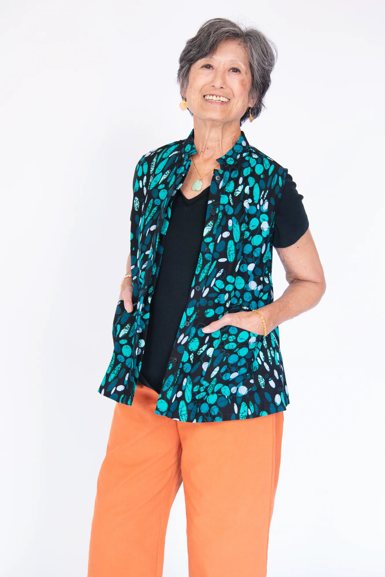 Malachite Sleeveless Shirt