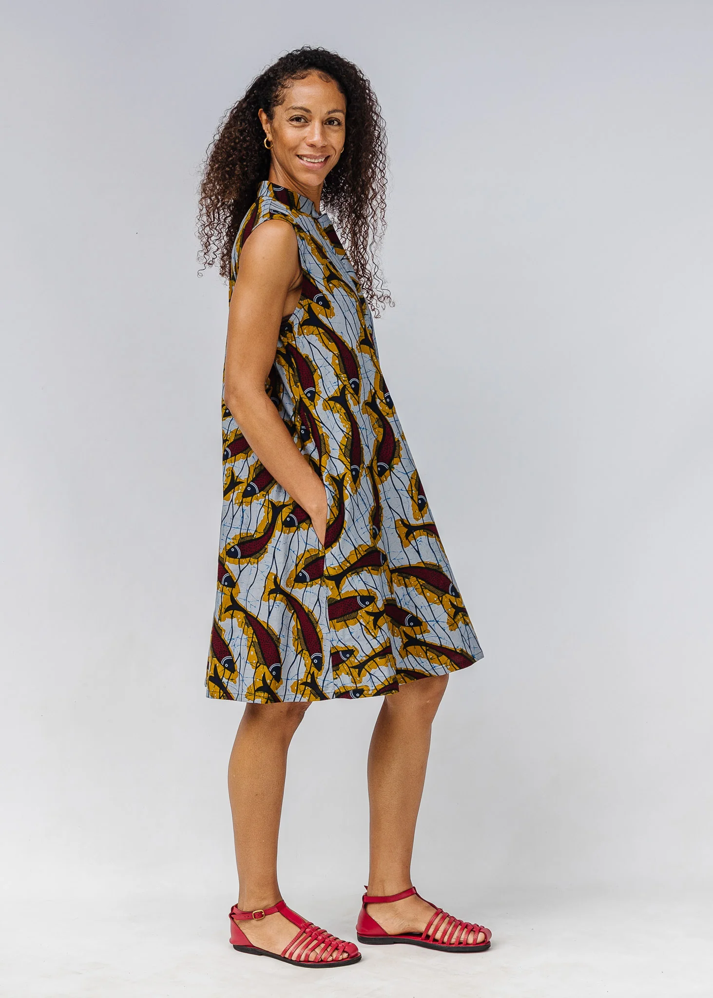 Off the Hook Sleeveless Dress - Image 10