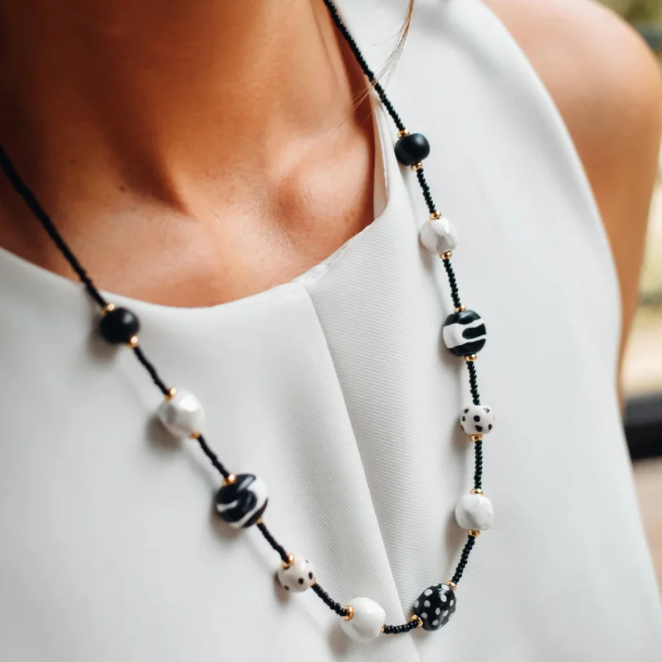 Kazuri Ole Sere Delicate Necklace 22"