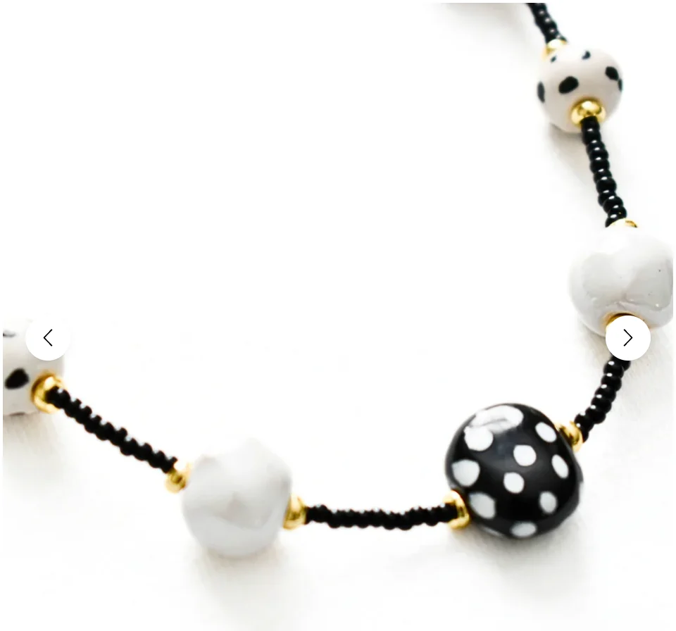 Kazuri Ole Sere Delicate Necklace 22" - Image 3