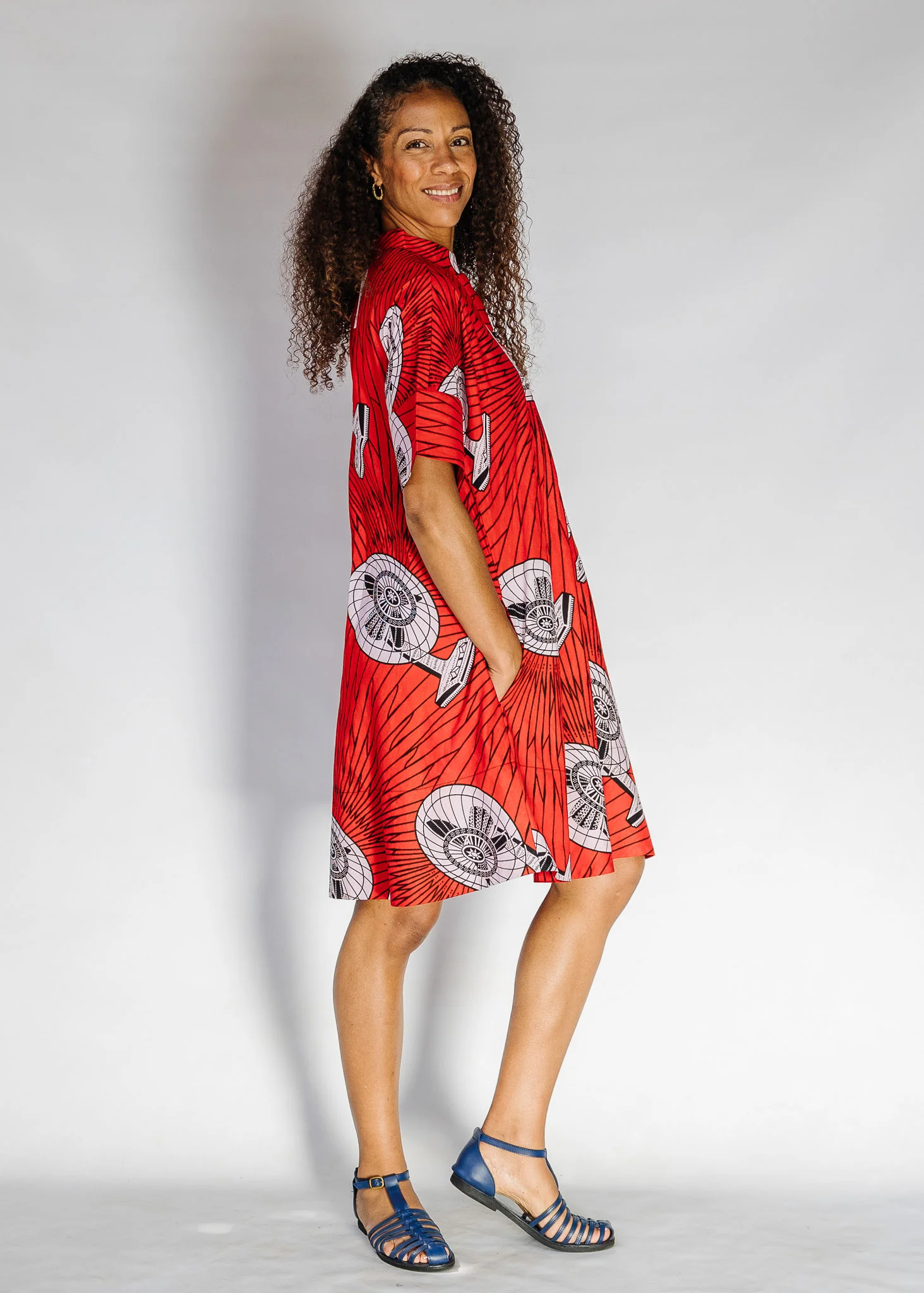 Oscillate Short Sleeved Dress - Image 6