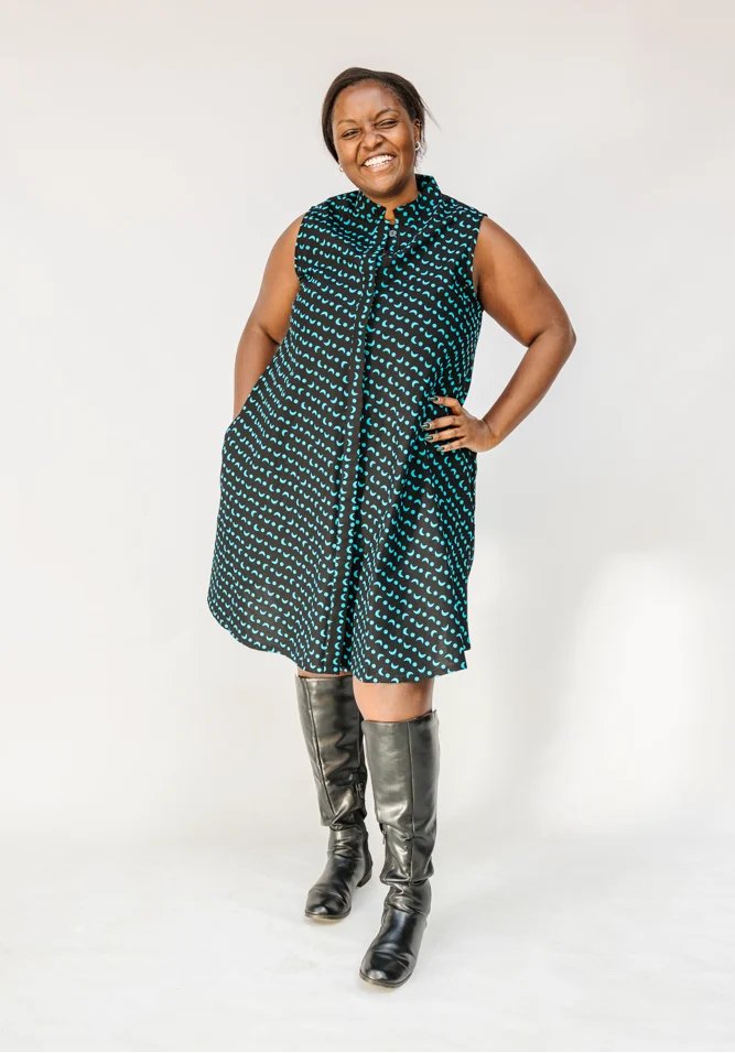 Over the Moon Sleeveless Dress - Image 5