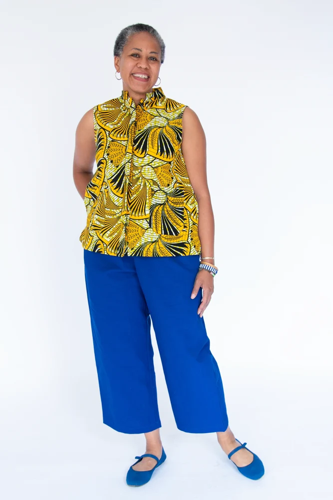 Frieze Tag Sleeveless Shirt - Image 5