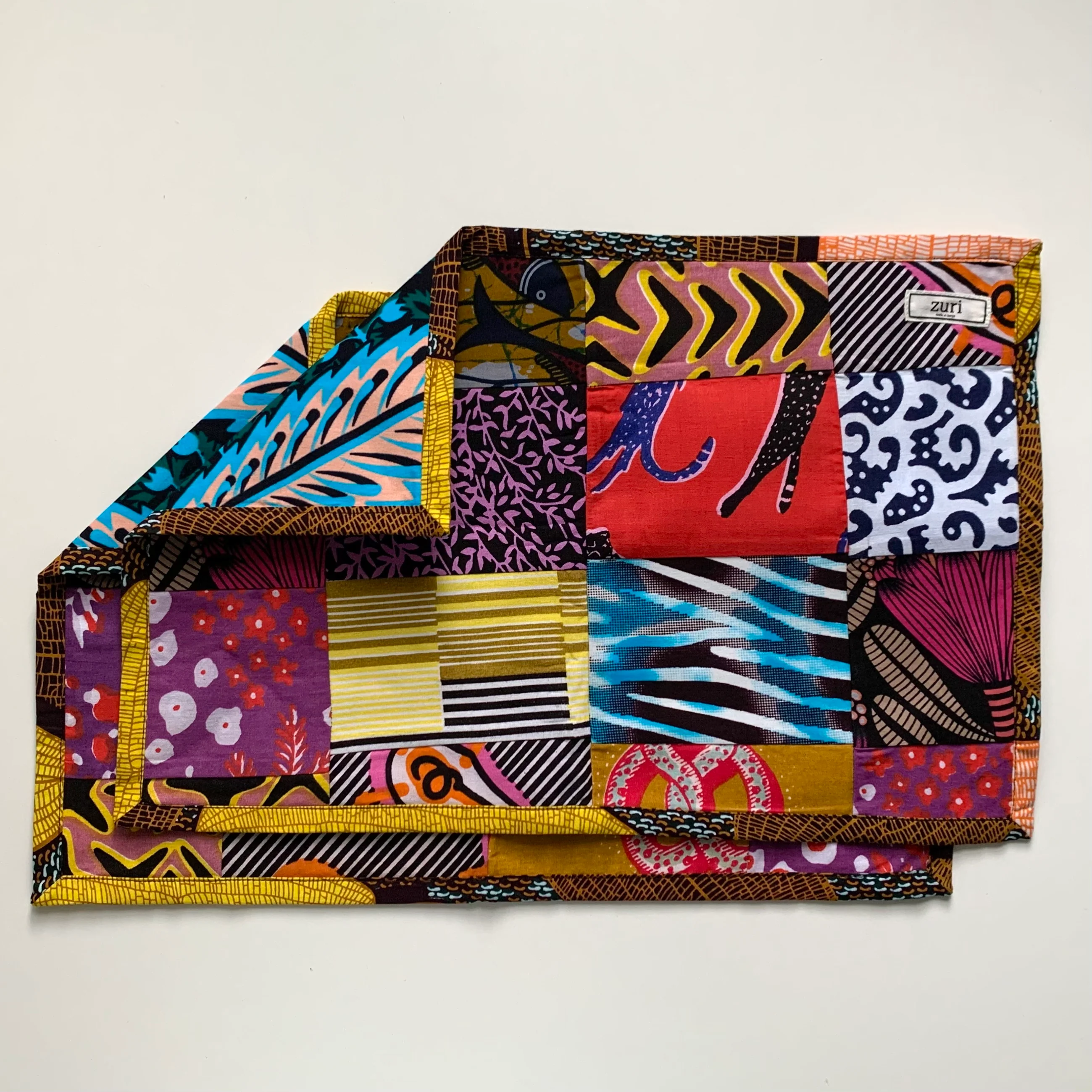 Reversible Patchwork Placemats | Set of 2 - Image 6