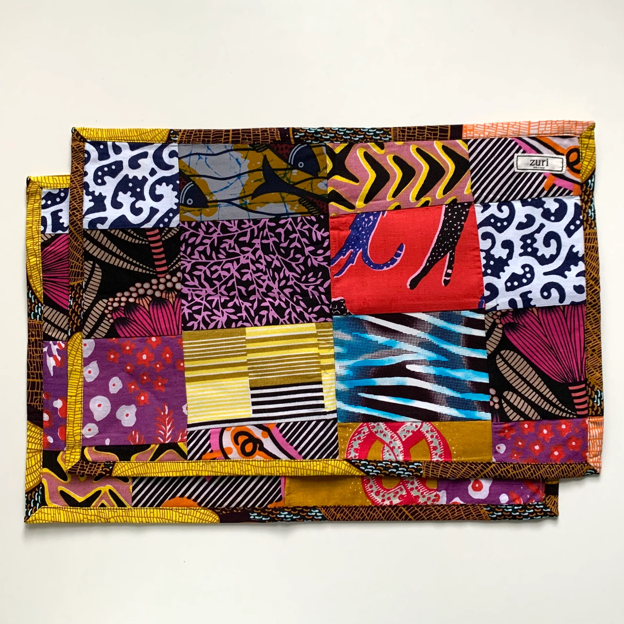 Reversible Patchwork Placemats | Set of 2 - Image 7